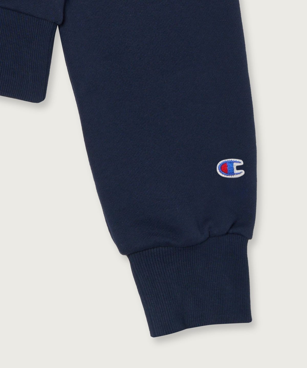 챔피온(CHAMPION) 여성 NYC 크롭 후드 티셔츠 Navy