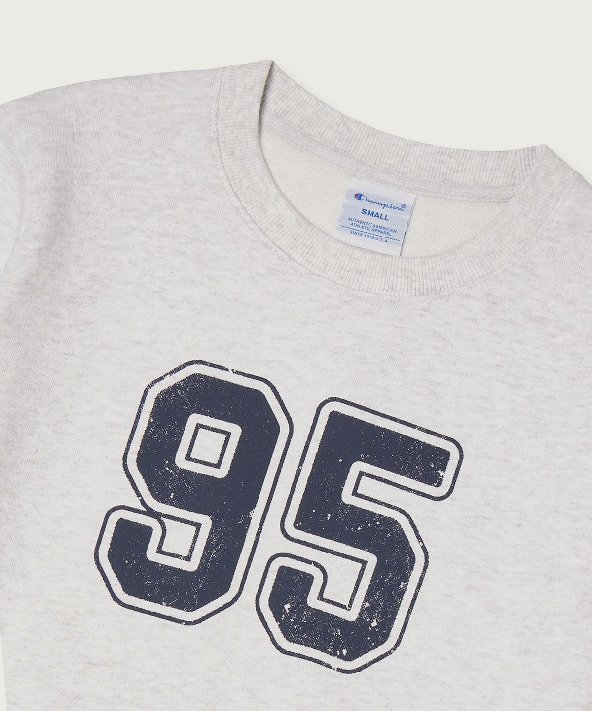 챔피온(CHAMPION) 여성 95 크롭 스웨트셔츠 Light Grey