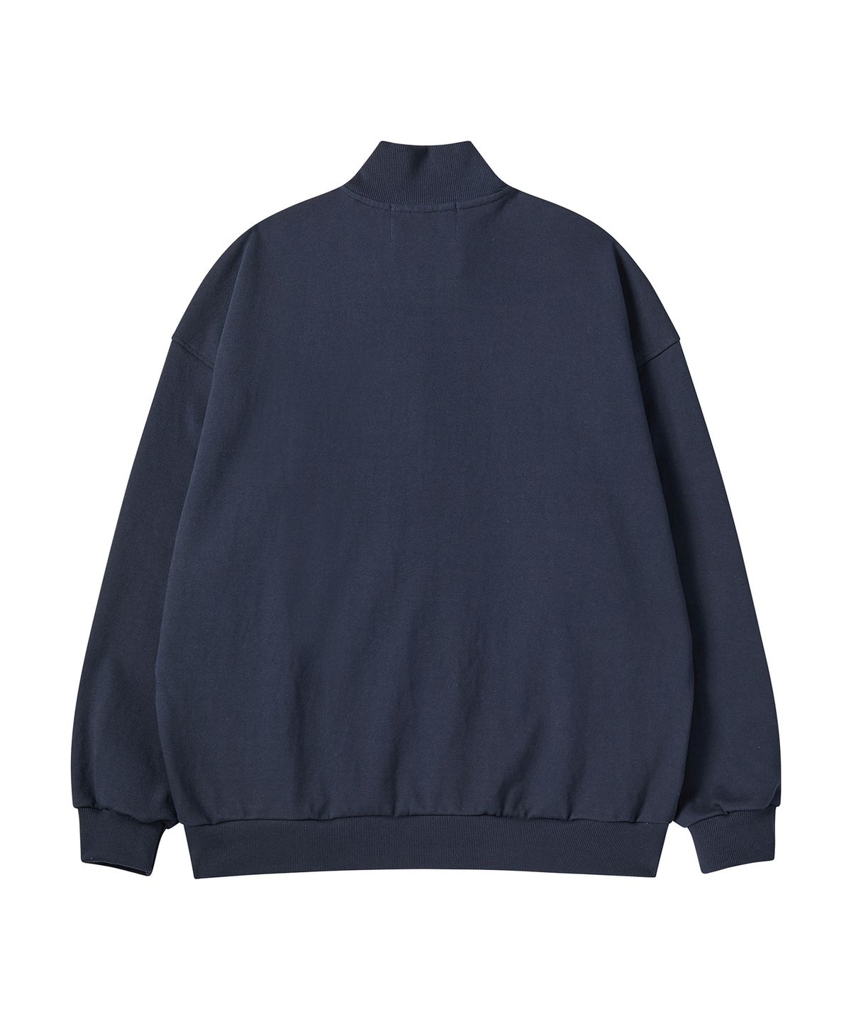 비욘드클로젯(BEYOND CLOSET) [COLLECTION LINE] 프리미엄 유니폼 하프 집 티셔츠 네이비
