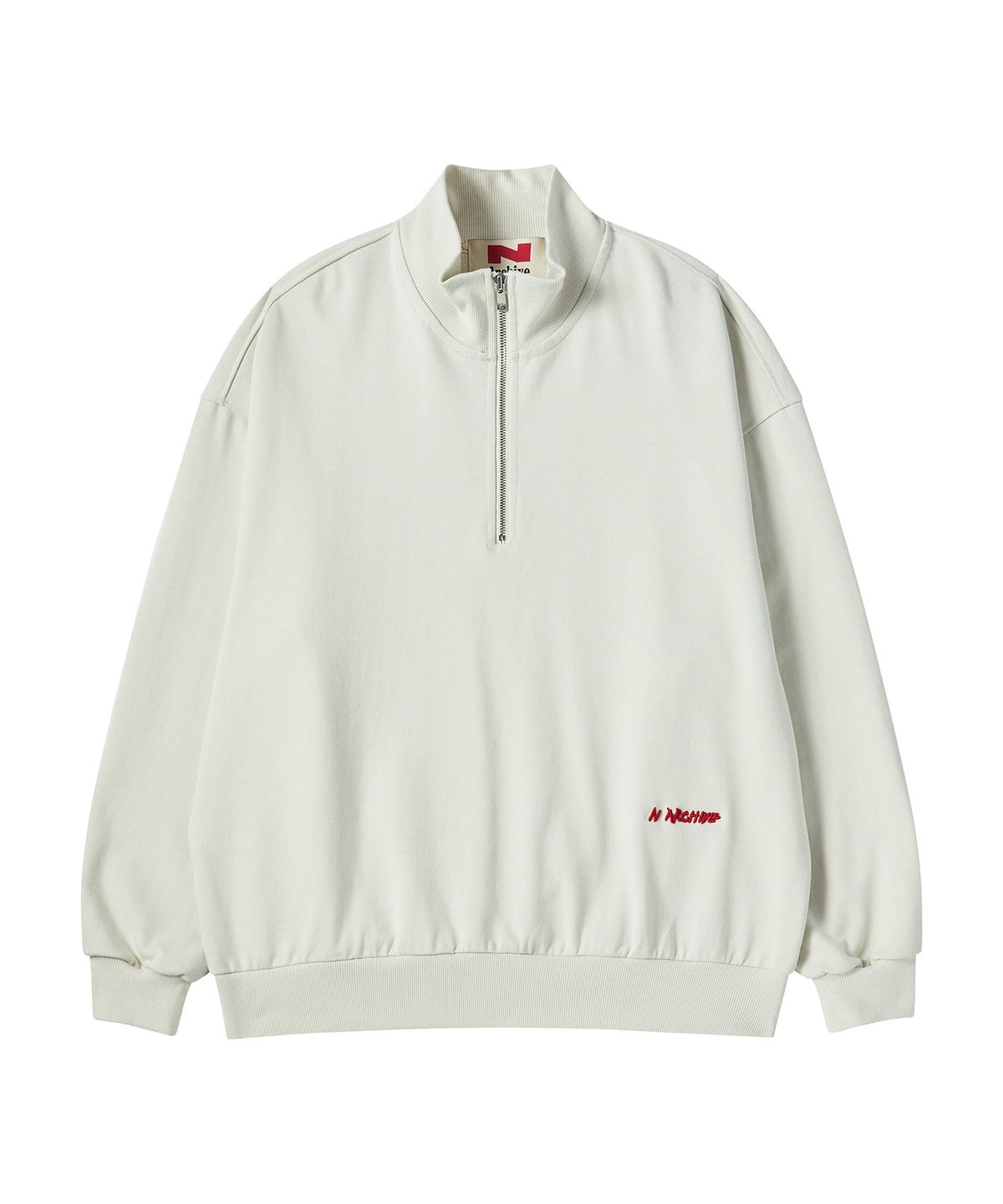 비욘드클로젯(BEYOND CLOSET) [COLLECTION LINE] 프리미엄 유니폼 하프 집 티셔츠 클라우드