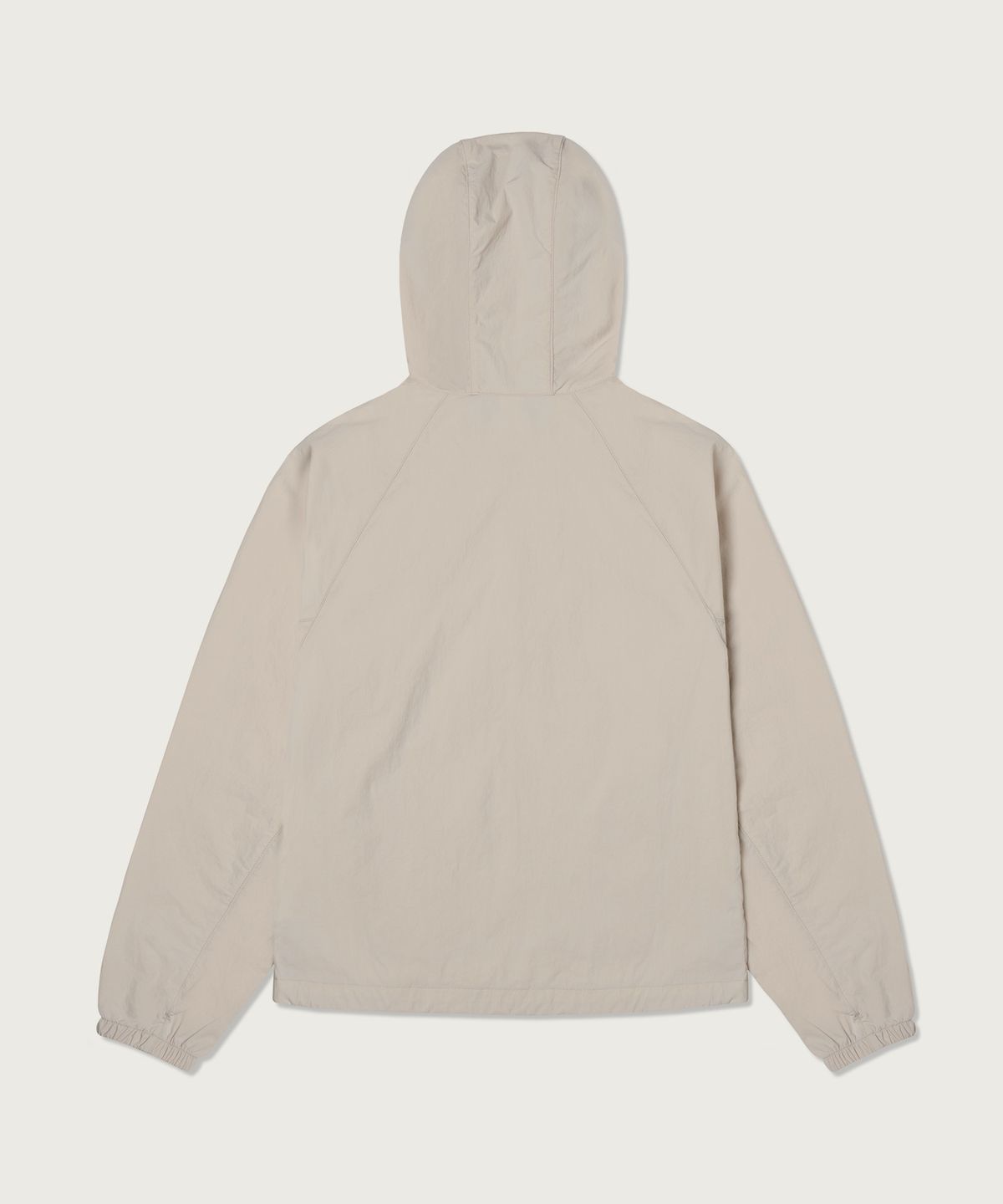 챔피온(CHAMPION) 여성 스몰 C로고 후디드 윈드브레이커 Beige