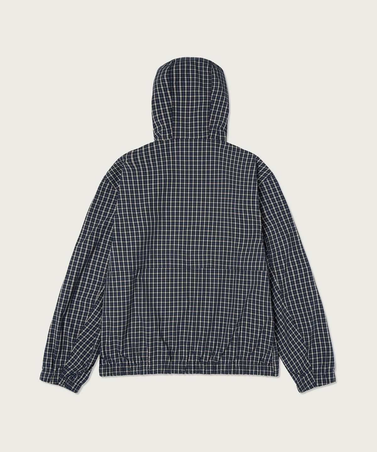 챔피온(CHAMPION) 체크 코튼 윈드브레이커 Navy