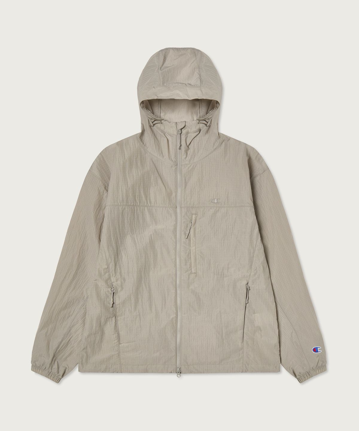 챔피온(CHAMPION) 시어 나일론 윈드브레이커 Light Grey