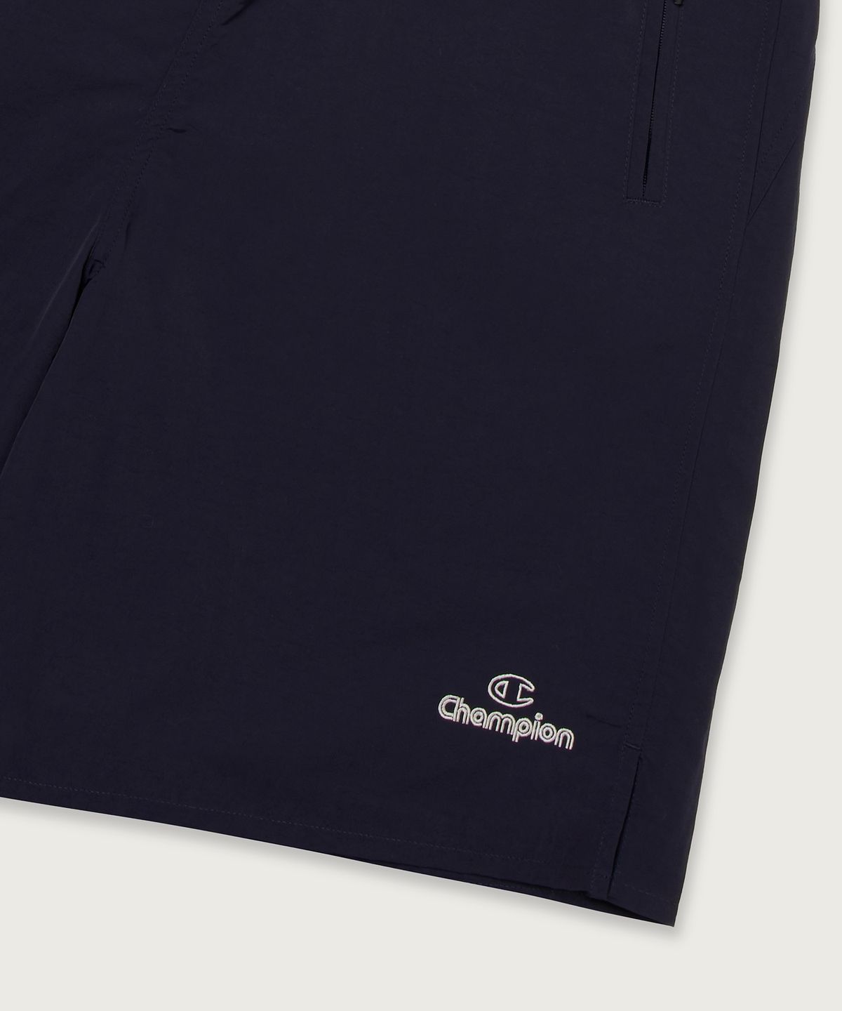 챔피온(CHAMPION) 트랙 로고 프로 쇼츠 Navy