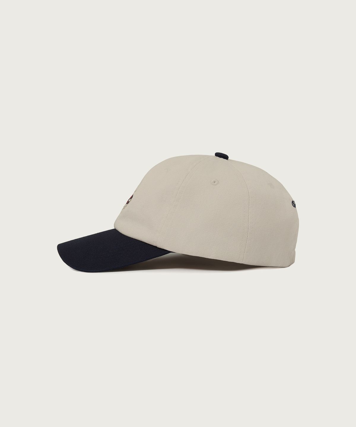 챔피온(CHAMPION) C로고 컬러블록 볼캡 Ecru