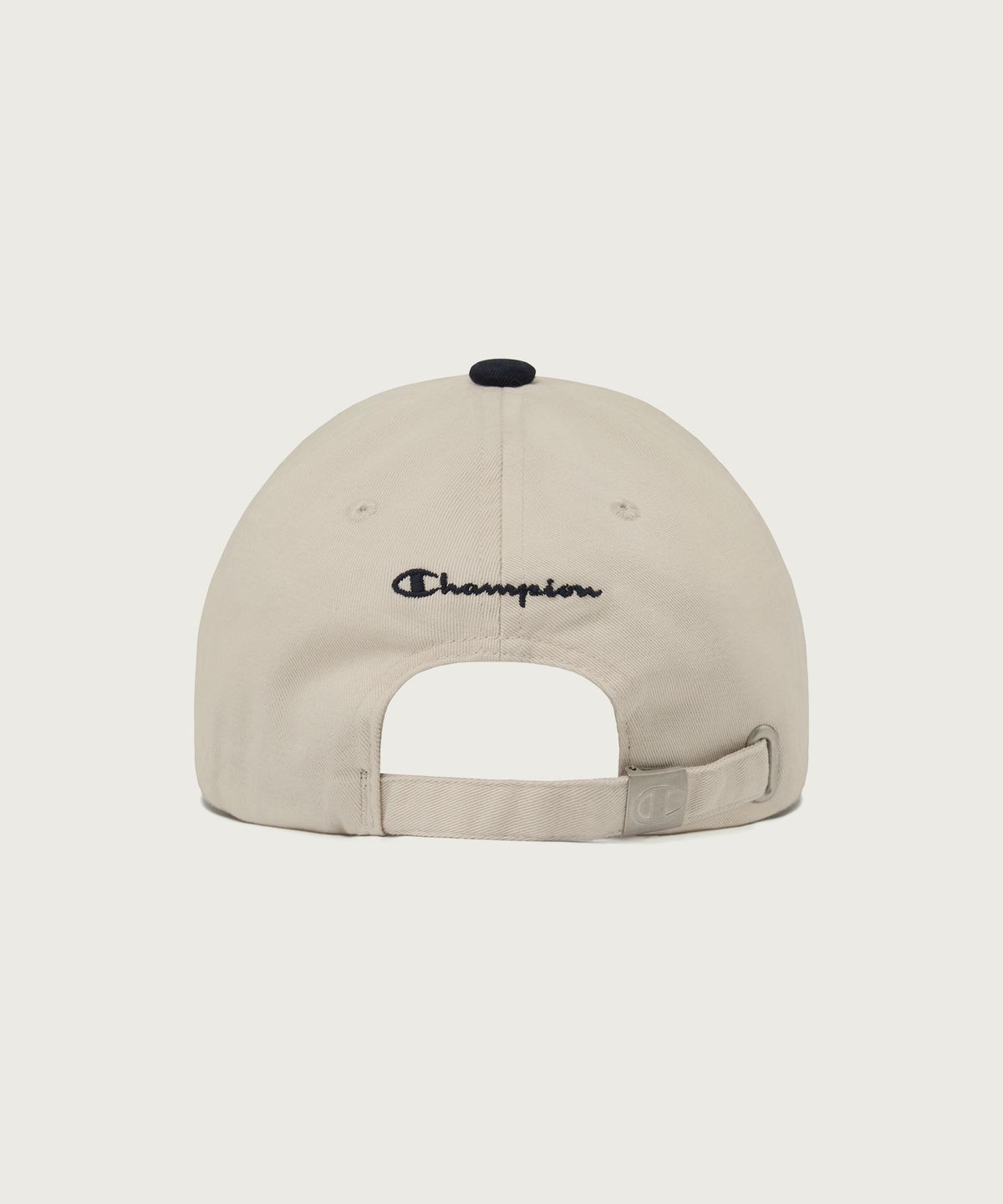 챔피온(CHAMPION) C로고 컬러블록 볼캡 Ecru