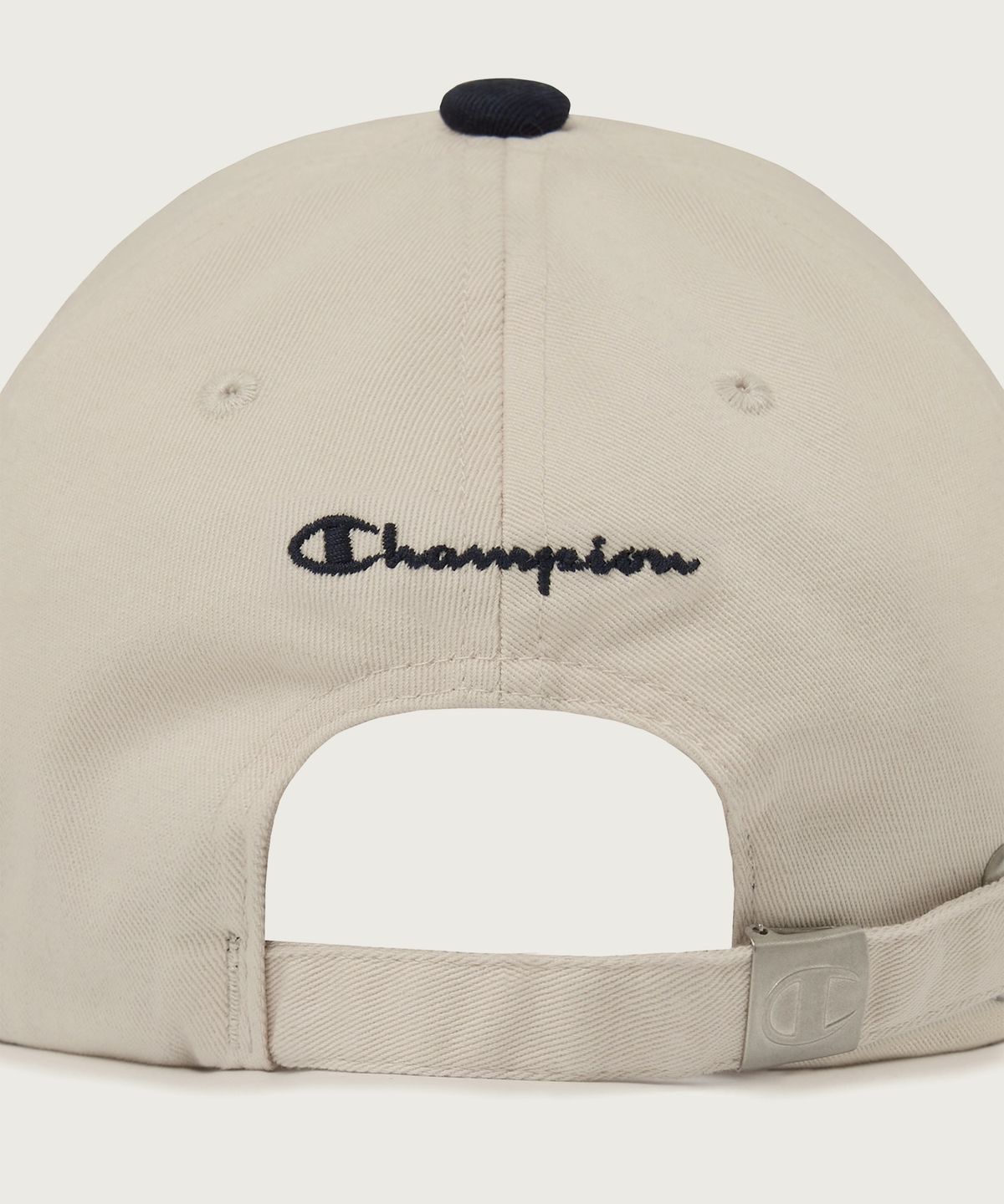 챔피온(CHAMPION) C로고 컬러블록 볼캡 Ecru