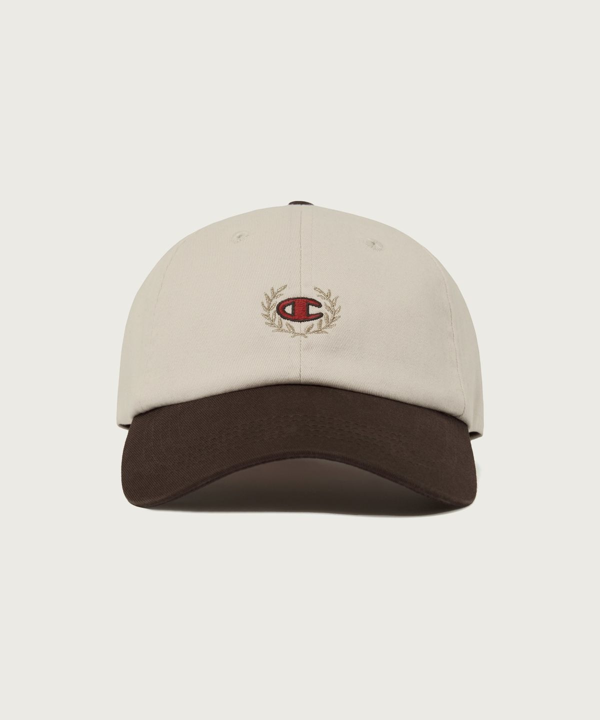 챔피온(CHAMPION) C로고 컬러블록 볼캡 Brown