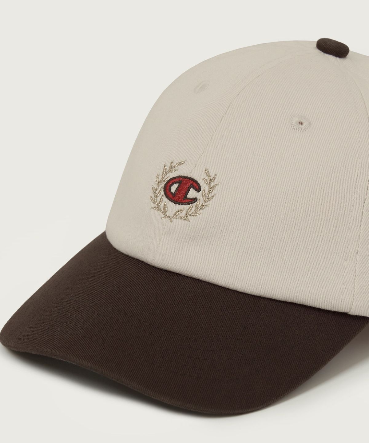 챔피온(CHAMPION) C로고 컬러블록 볼캡 Brown