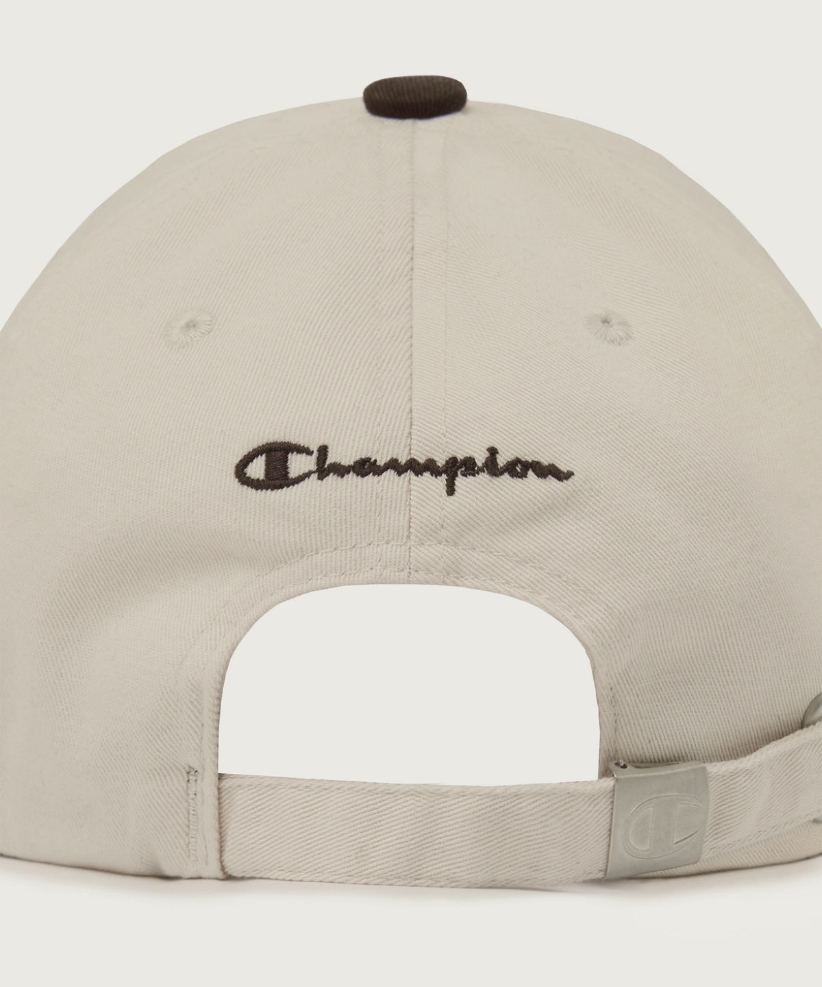 챔피온(CHAMPION) C로고 컬러블록 볼캡 Brown