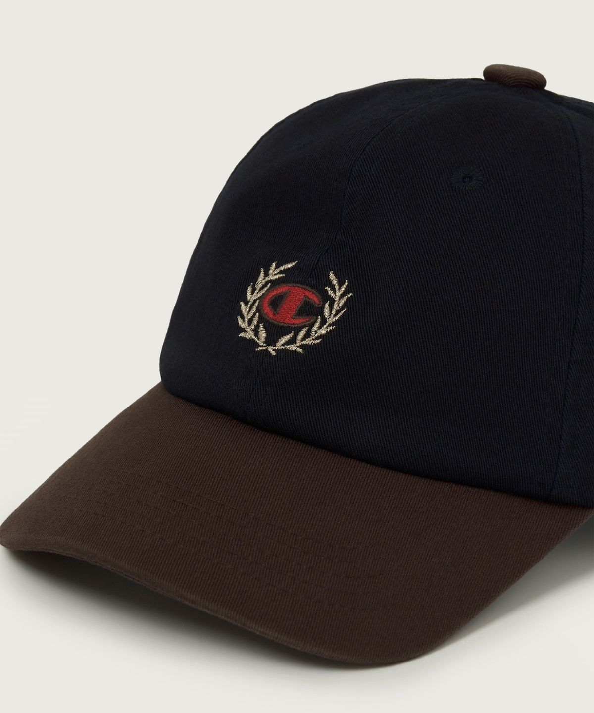 챔피온(CHAMPION) C로고 컬러블록 볼캡 Navy