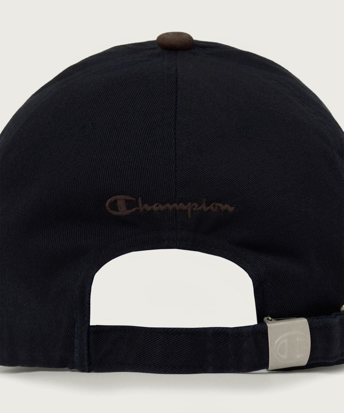 챔피온(CHAMPION) C로고 컬러블록 볼캡 Navy