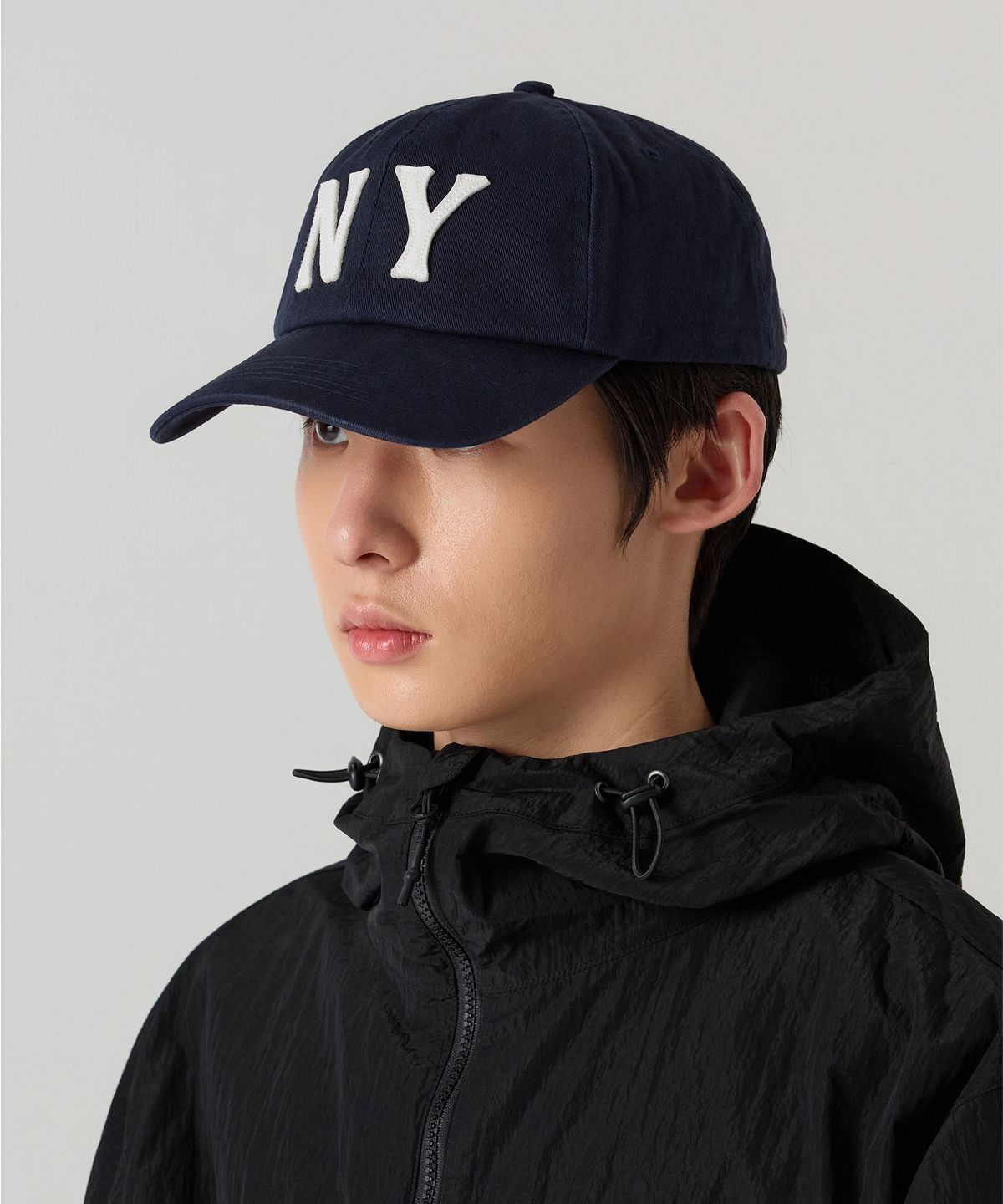 챔피온(CHAMPION) NY 아플리케 볼캡 Navy