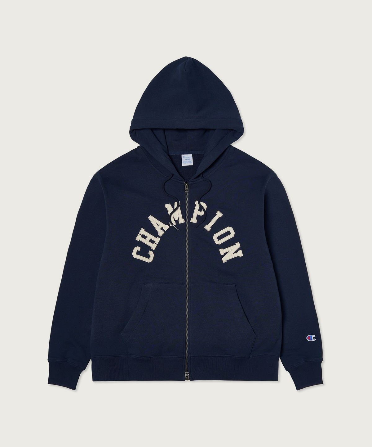 챔피온(CHAMPION) 아치 로고 루즈핏 후드 집업 4color