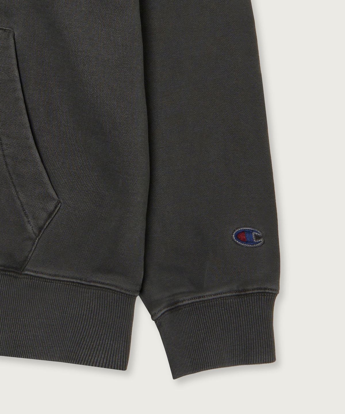 챔피온(CHAMPION) 아치 로고 루즈핏 가먼트다잉 후드 집업 3color