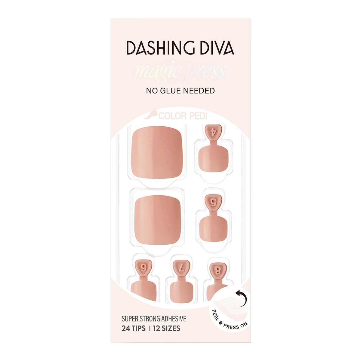 데싱디바(DASINGDIVA) 매직프레스 페디큐어 스페셜 핑크