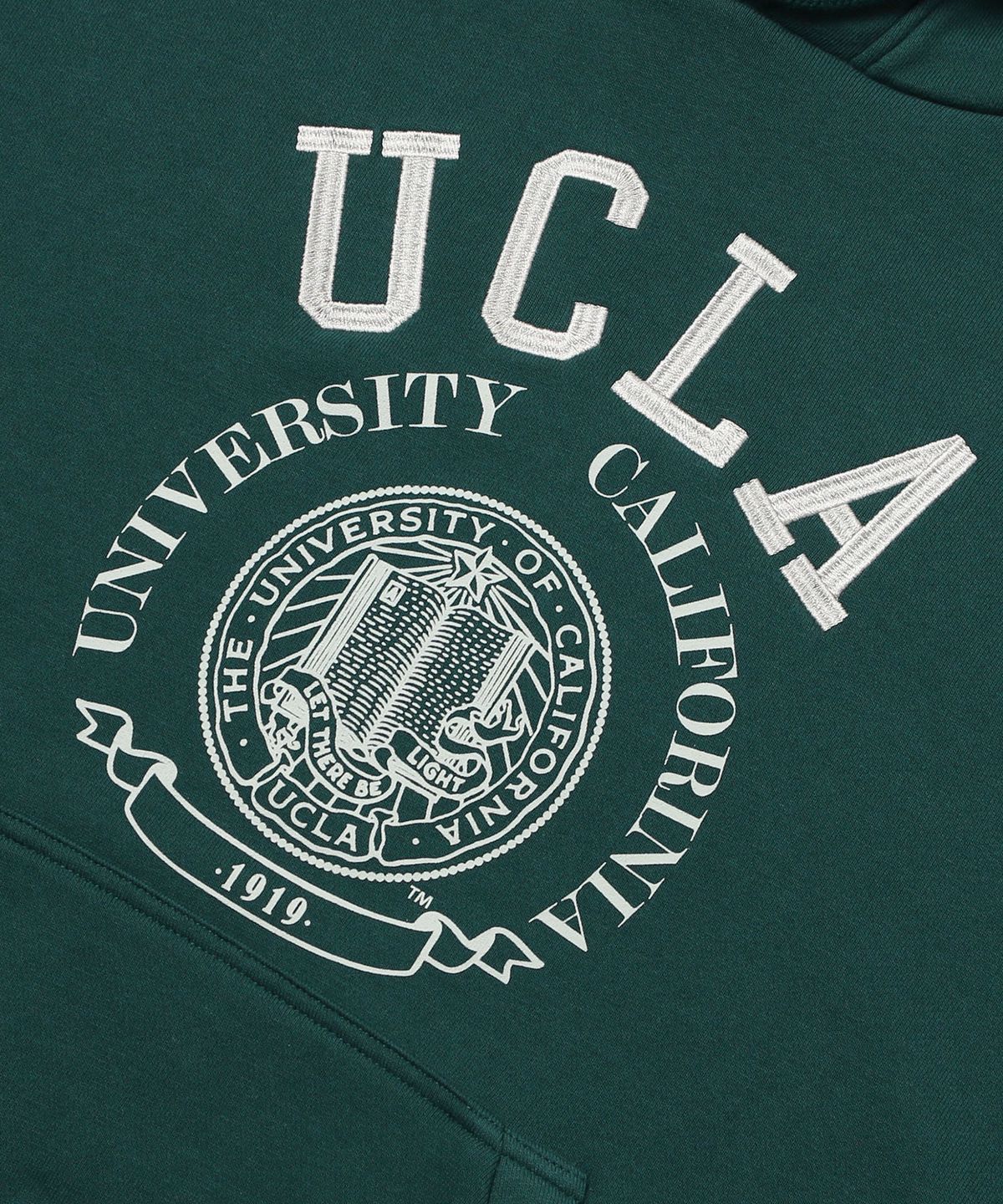 유씨엘에이(UCLA) 남녀공용 자수 프린트 후드[GREEN](UC2LT01)