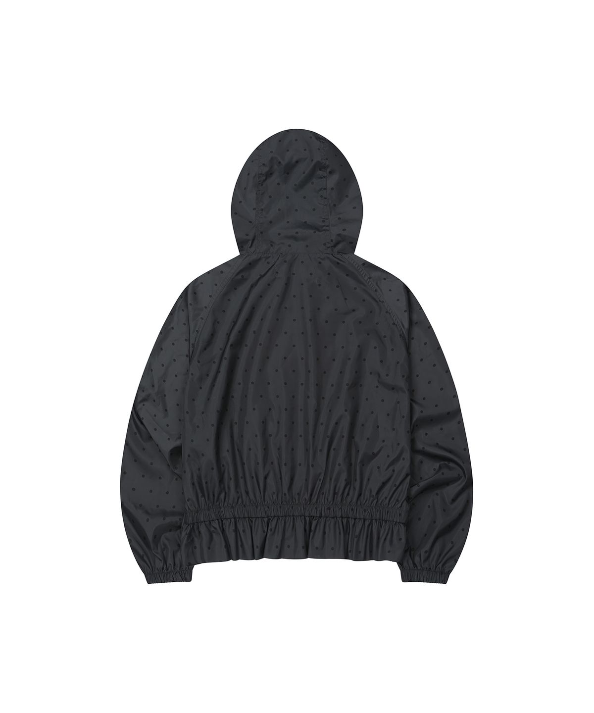 세컨모놀로그(SECONDMONO) Ruffle Dot Windbreaker [DOTDGRAY]_SEWJK002DOTDGRAY
