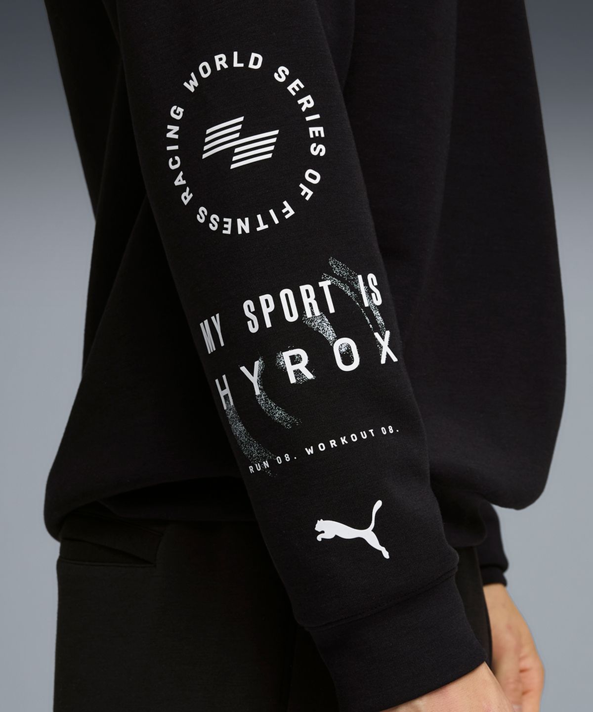 푸마(PUMA) 푸마X하이록스 클라우드펀 후디 - 블랙 / 528578-01