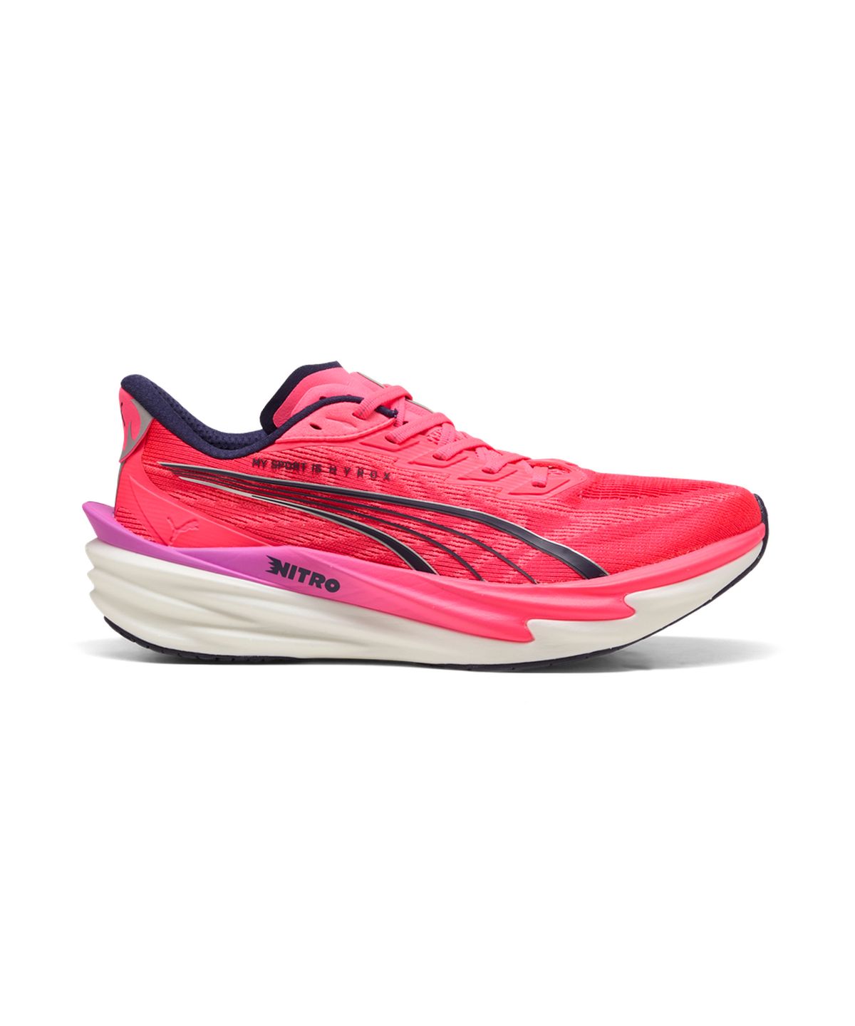 푸마(PUMA) 푸마X하이록스 디비에이트 나이트로 4 - 화이트:일렉트릭 오키드:퓨어 핑크 / 312906-01