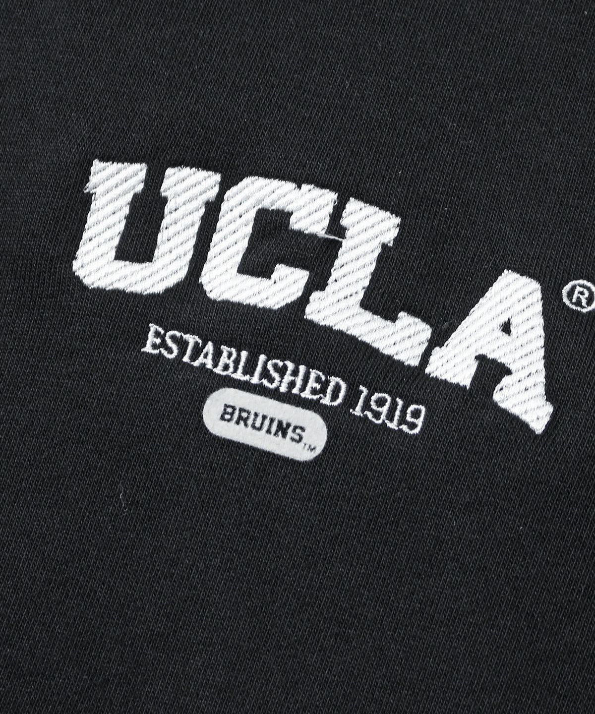 유씨엘에이(UCLA) 남녀공용 UCLA 베이직 로고 맨투맨[BLACK](UC2LTK4)
