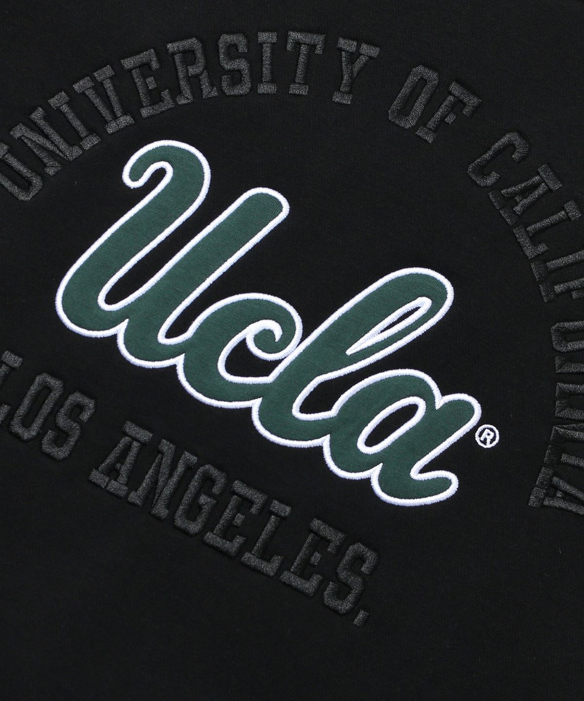 유씨엘에이(UCLA) 남녀공용 UCLA 자수 기모 맨투맨[BLACK](UC2LTK5)