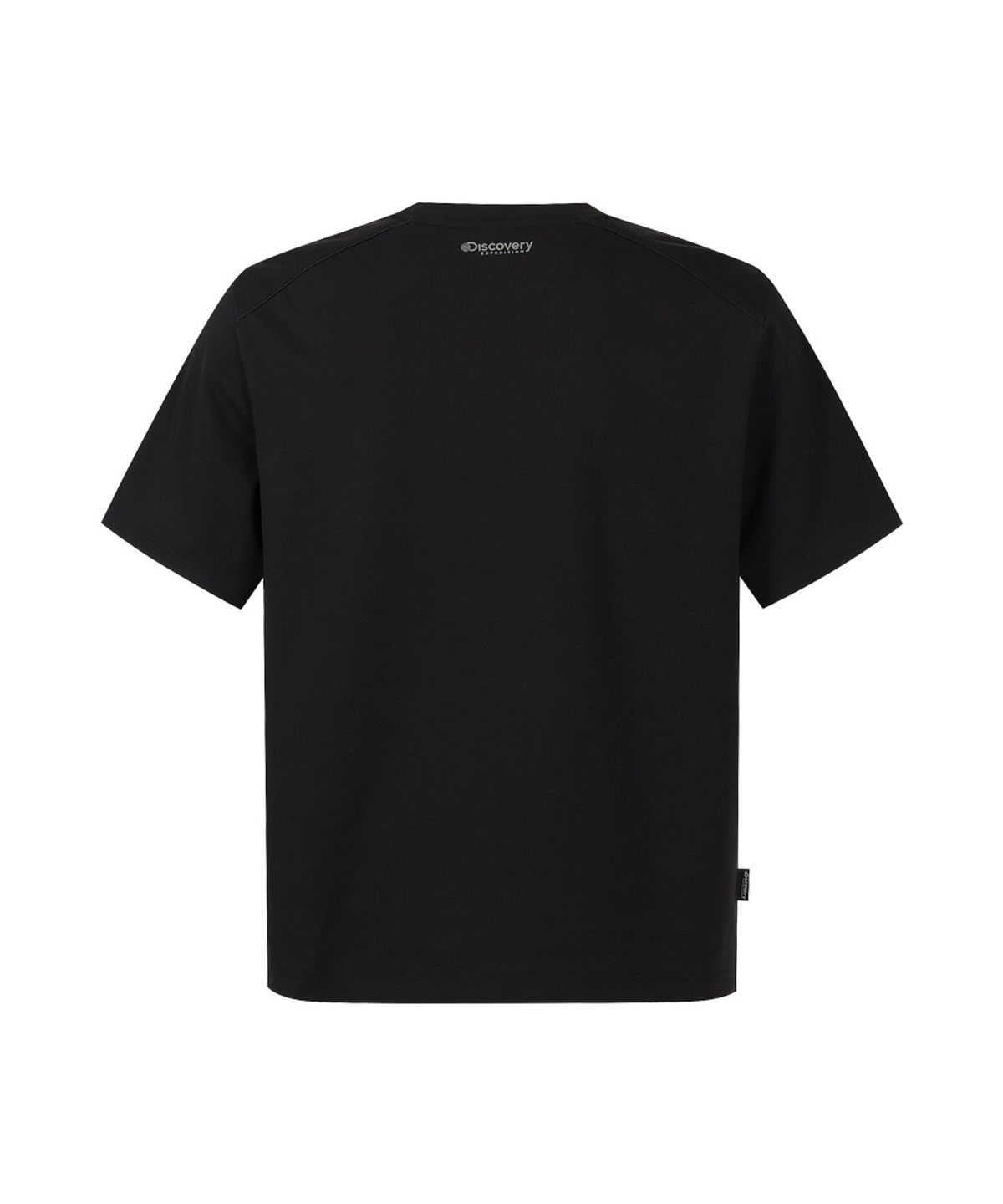 디스커버리 익스페디션(DISCOVERY EXPEDITION) 유니 세미오버핏 반팔티셔츠 (BLACK)