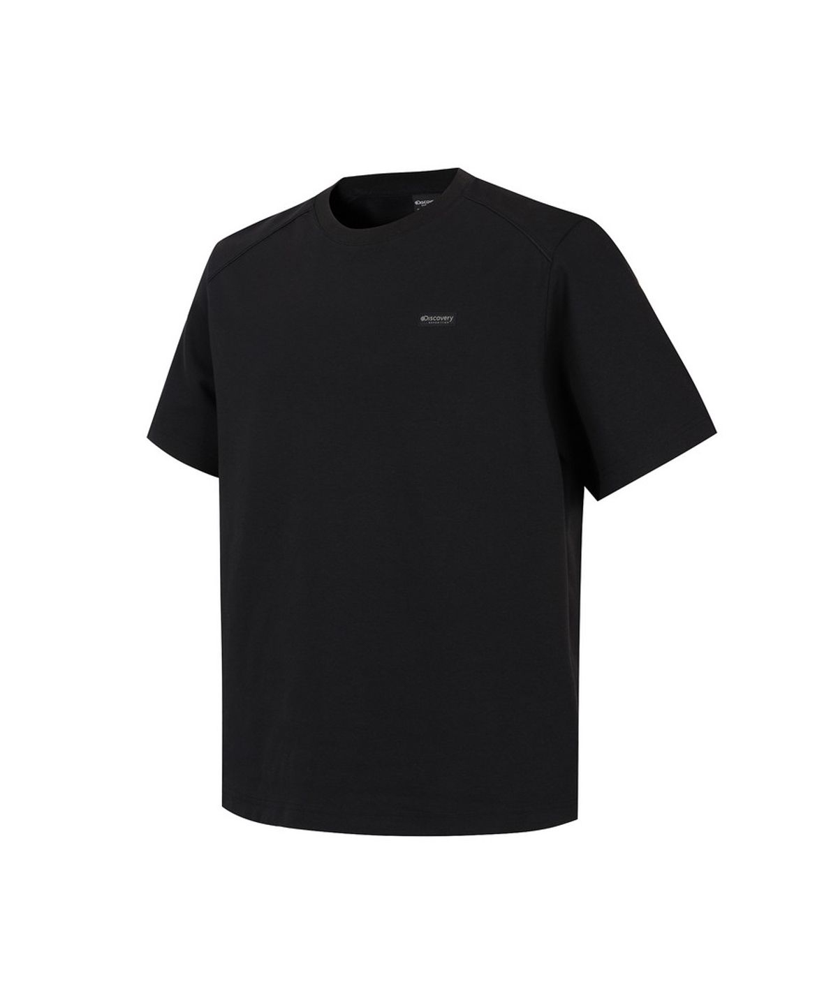 디스커버리 익스페디션(DISCOVERY EXPEDITION) 유니 세미오버핏 반팔티셔츠 (BLACK)