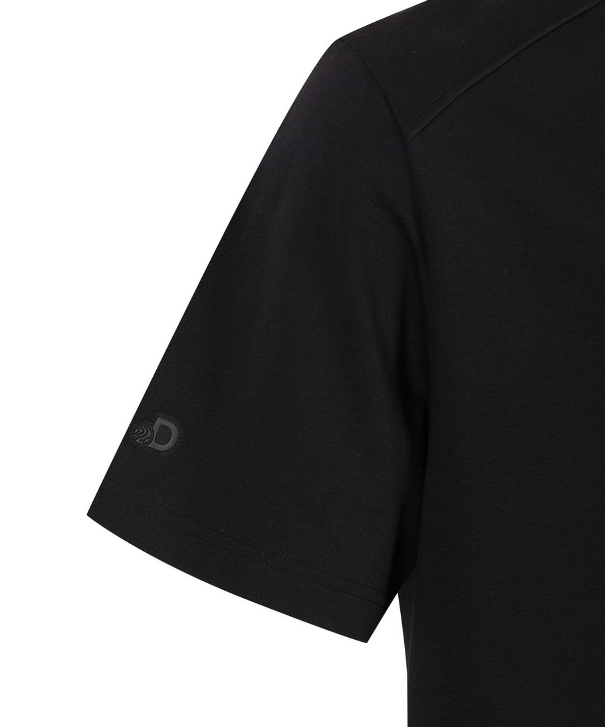 디스커버리 익스페디션(DISCOVERY EXPEDITION) 유니 세미오버핏 반팔티셔츠 (BLACK)