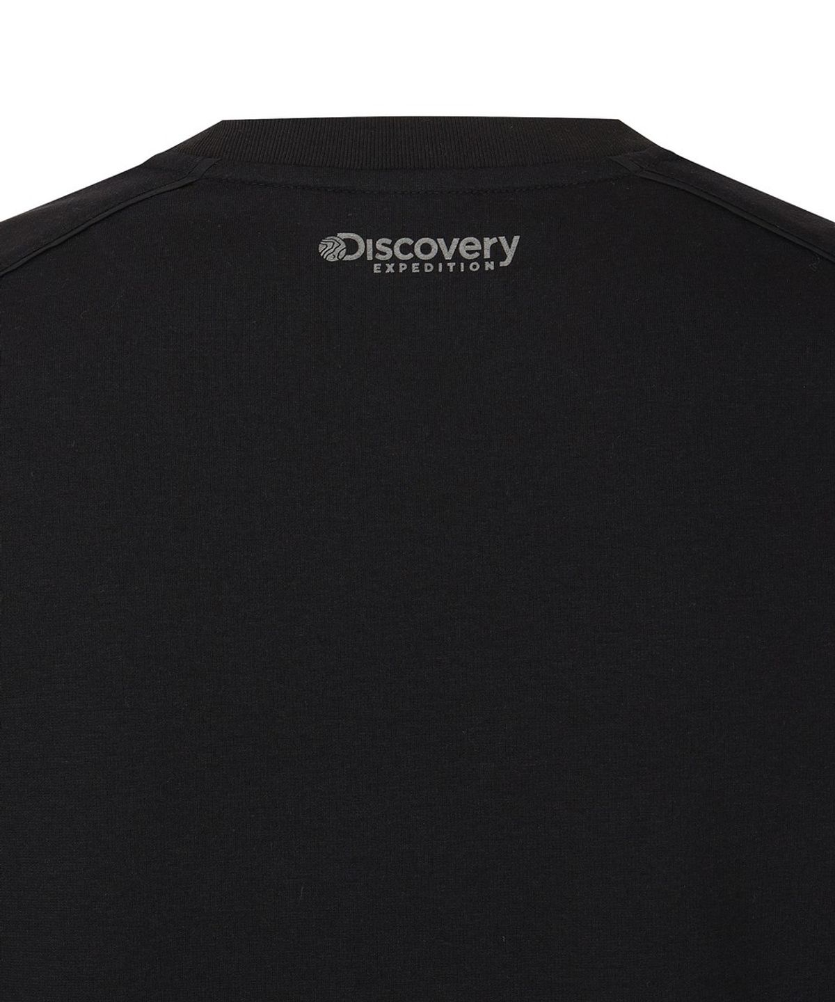 디스커버리 익스페디션(DISCOVERY EXPEDITION) 유니 세미오버핏 반팔티셔츠 (BLACK)