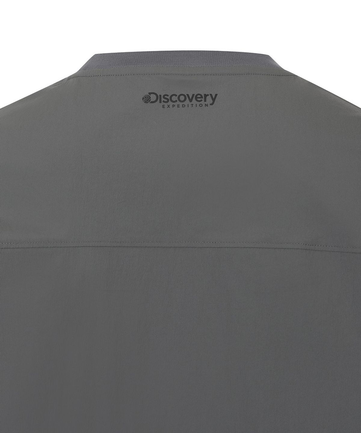 디스커버리 익스페디션(DISCOVERY EXPEDITION) 유니 프레시벤트 경량 우븐 트레이닝 반팔 티셔츠 (D/GREY)