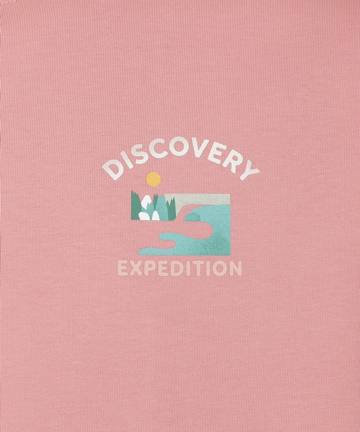 디스커버리 익스페디션(DISCOVERY EXPEDITION) 유니 스몰 레이크 그래픽 반팔티셔츠 (Peach)