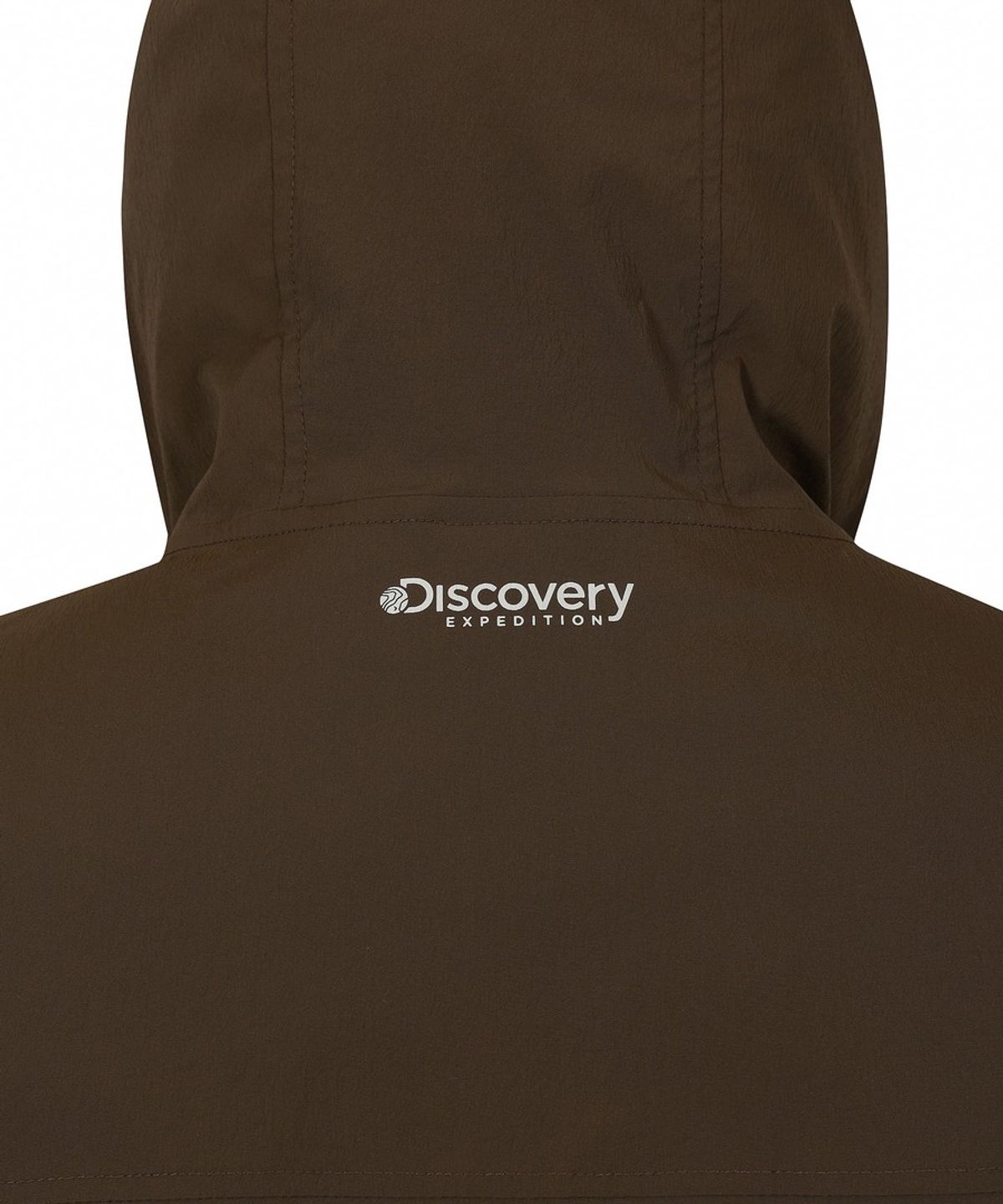 디스커버리 익스페디션(DISCOVERY EXPEDITION) 유니 프레시벤트 경량 우븐 트레이닝 반팔 후드 아노락 (Brown)