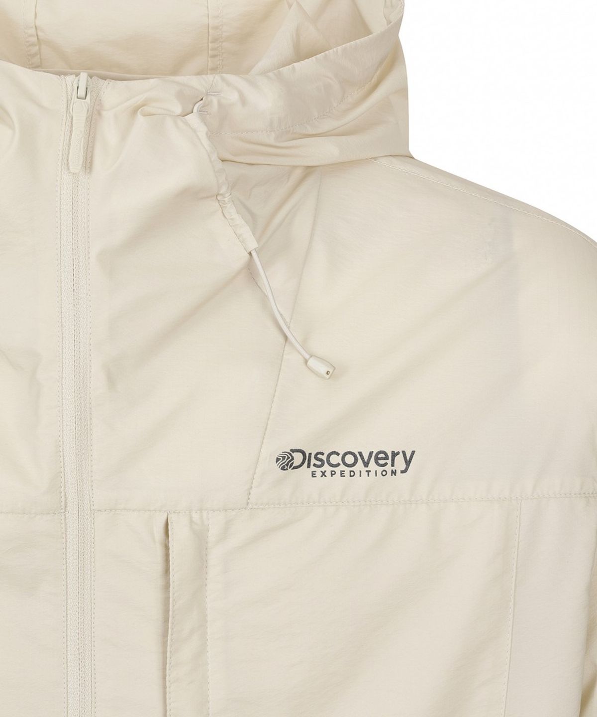 디스커버리 익스페디션(DISCOVERY EXPEDITION) 남성 프레시벤트2.0 UV 후드챙 자켓 (D/IVORY)