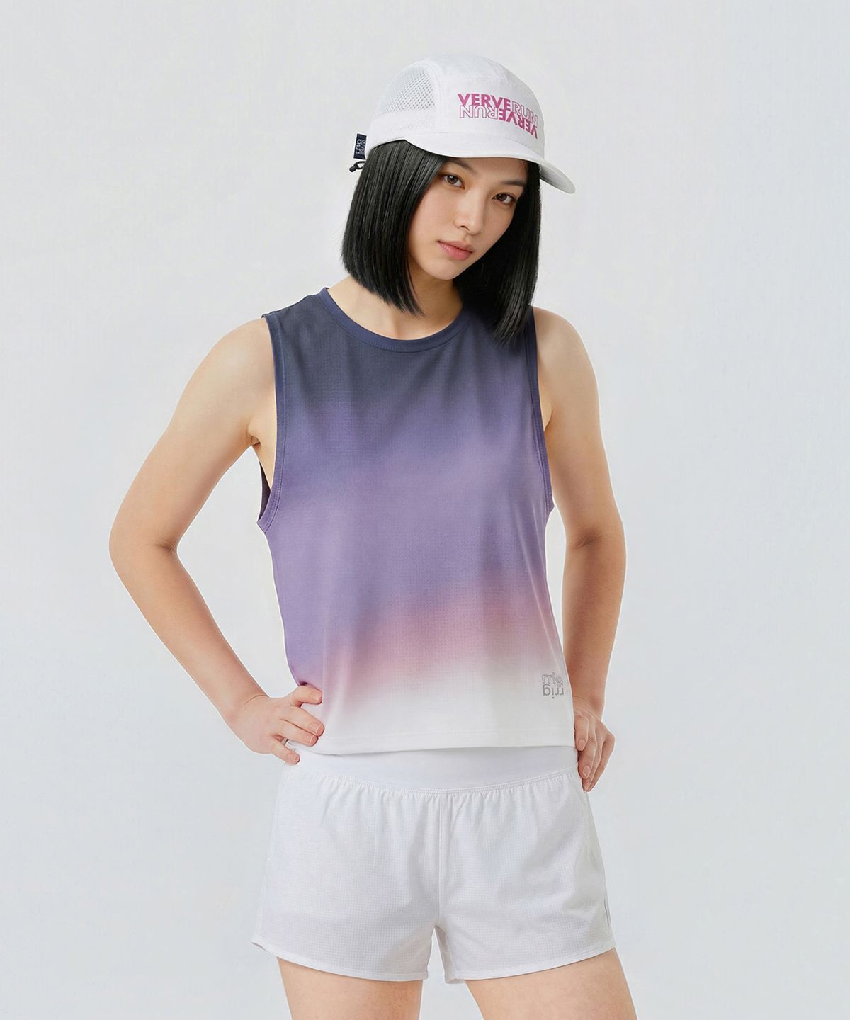 리그(RRIG) 우먼 미드나잇 그리드메쉬 커버업민소매_PP R1TS3206