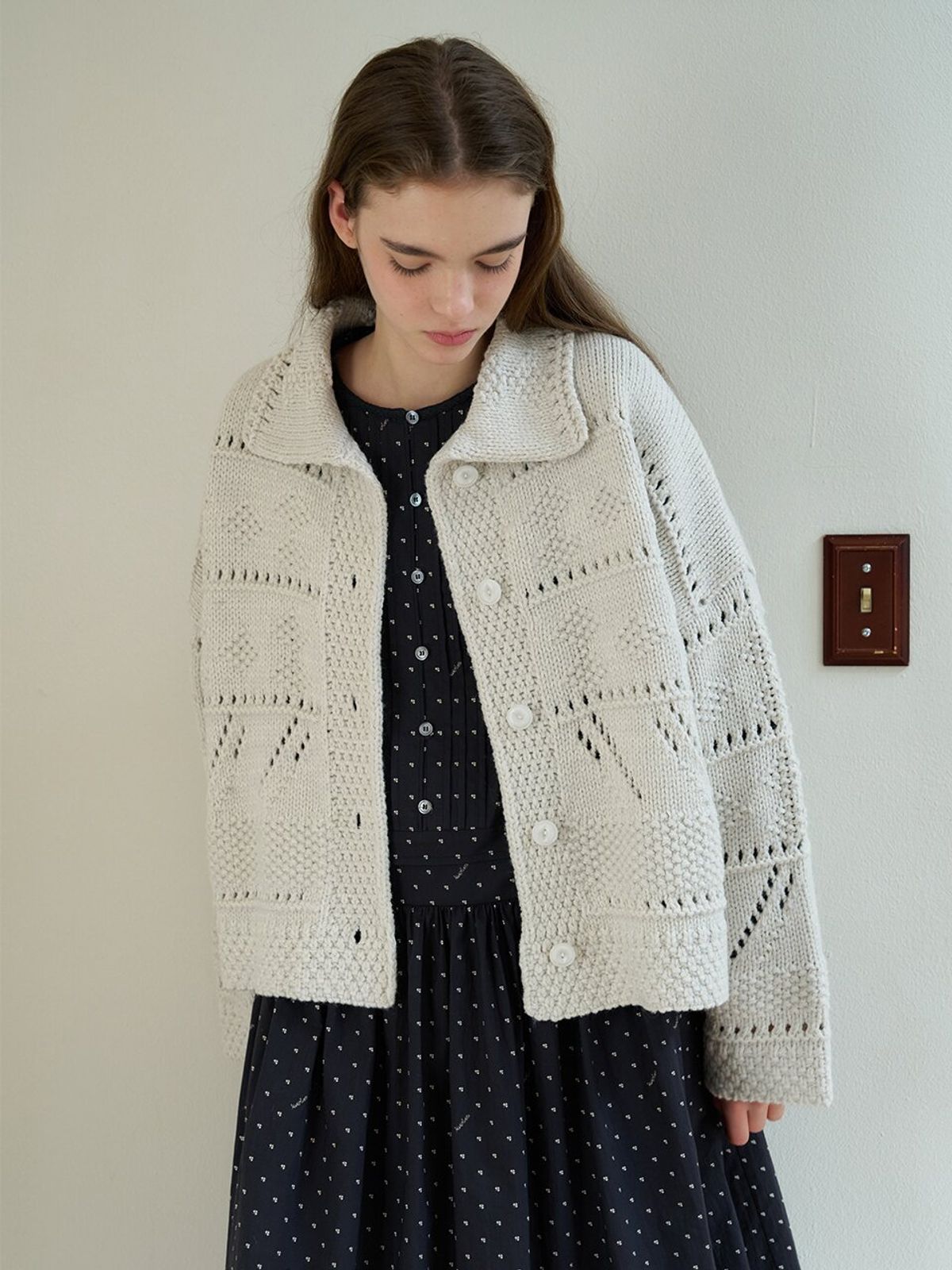 뮈뮈에르(MUEMUER) Creamy Cardigan MU2611CD103M