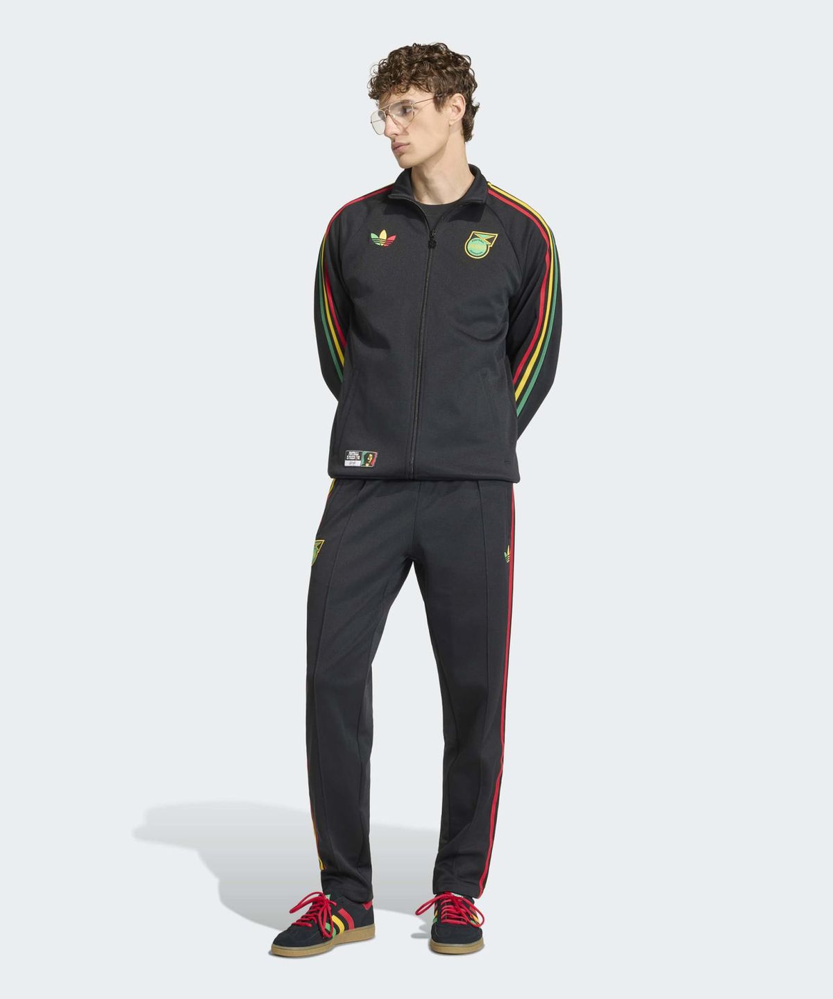 아디다스(ADIDAS) 자메이카 26 밥 말리 트랙탑 - 블랙 / JY5225