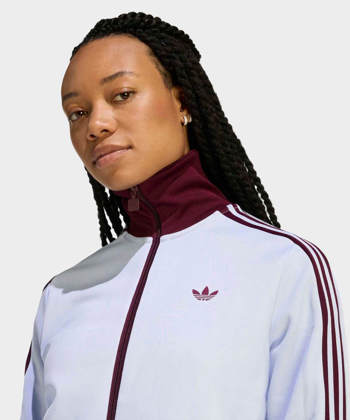 아디다스(ADIDAS) 클래식 트랙탑 - 크리스탈스카이:마룬 / KD3741