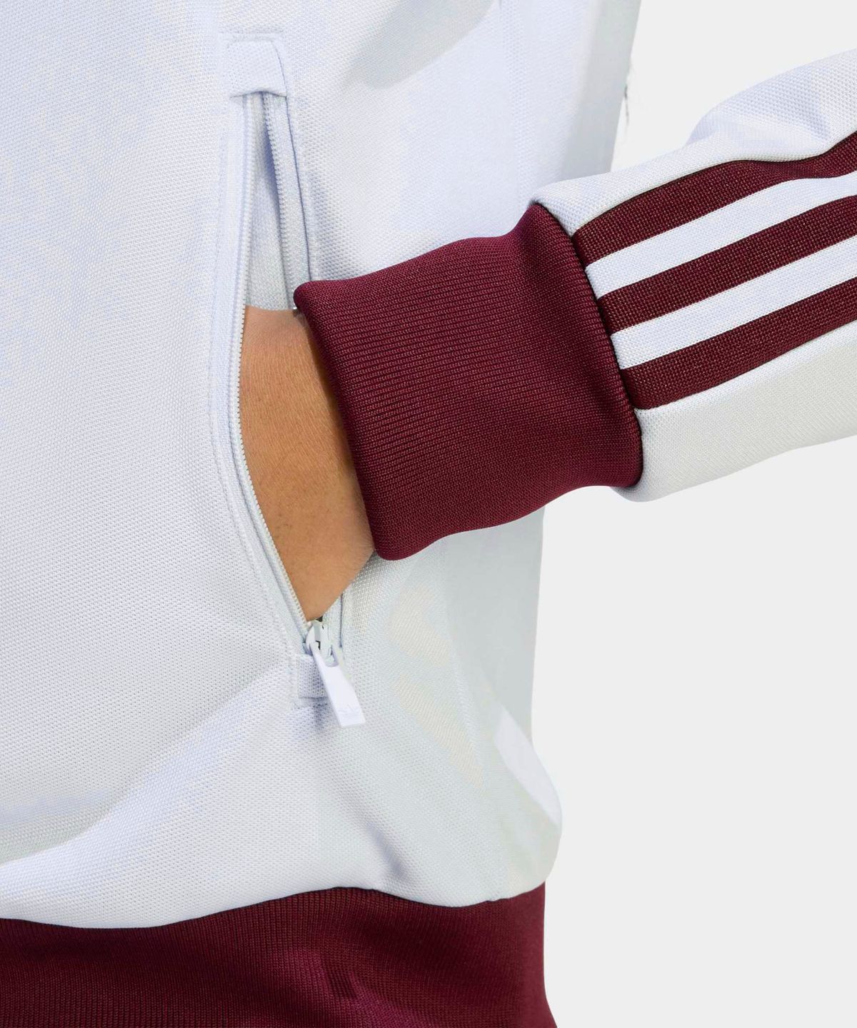 아디다스(ADIDAS) 클래식 트랙탑 - 크리스탈스카이:마룬 / KD3741