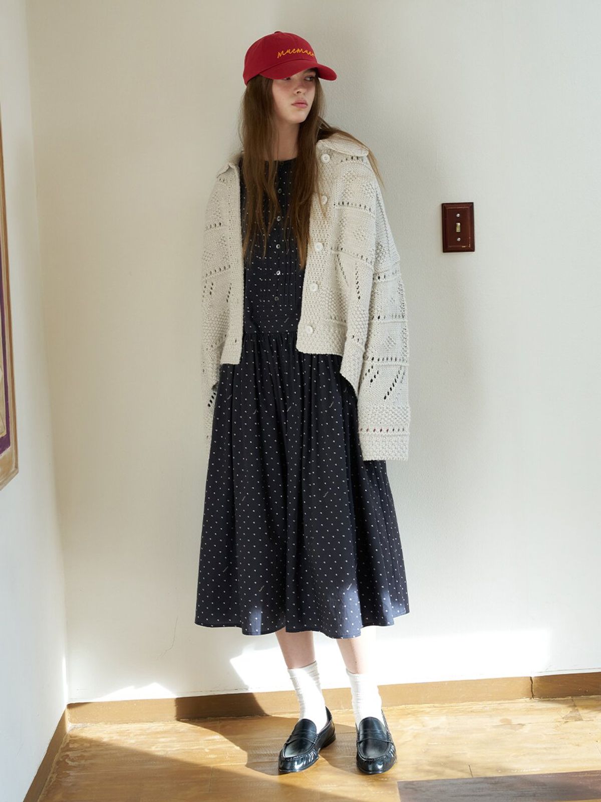 뮈뮈에르(MUEMUER) Clover Pattern Long Dress MU2611OP103M