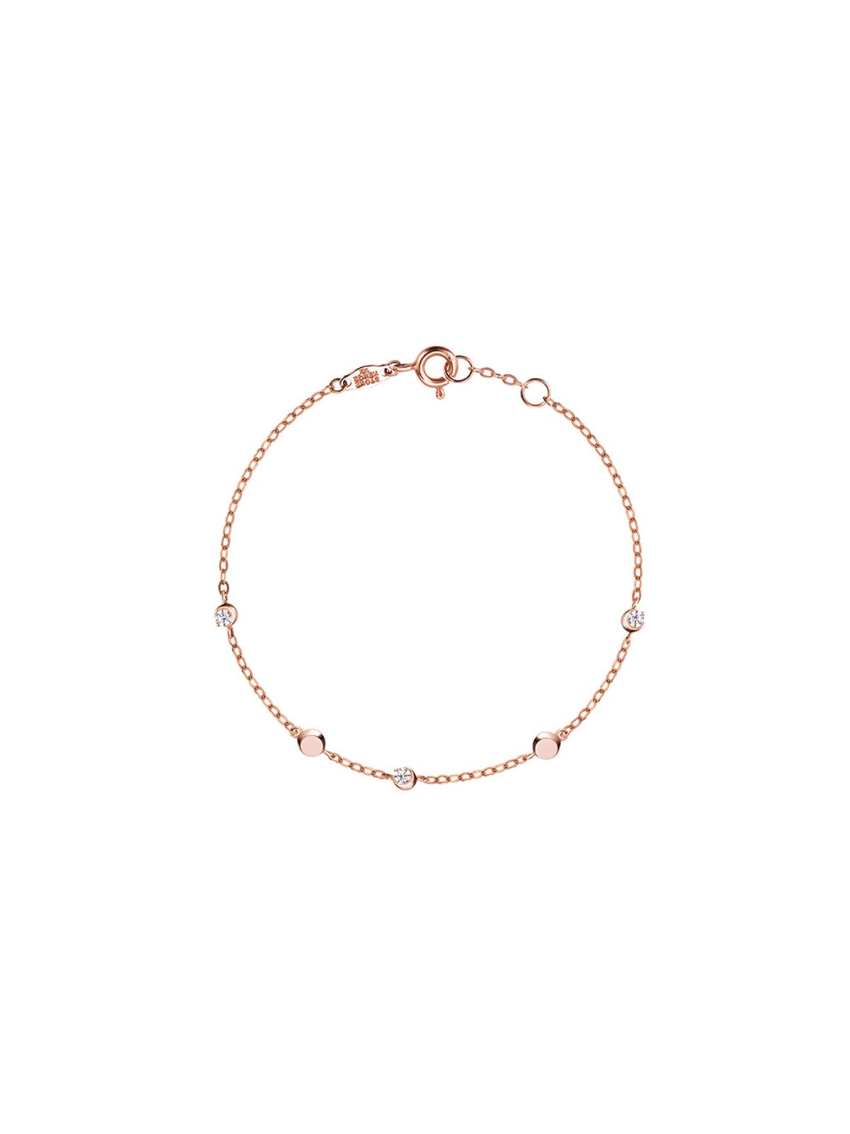 스톤헨지(STONEHENGE) 달빛 14K 로즈골드 팔찌 SA26A31P