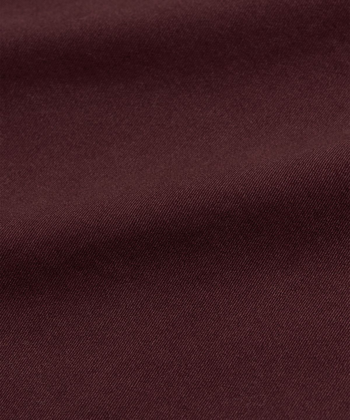 페플리(PEPLEE) Curved Wide Cotton Pants (Burgundy)