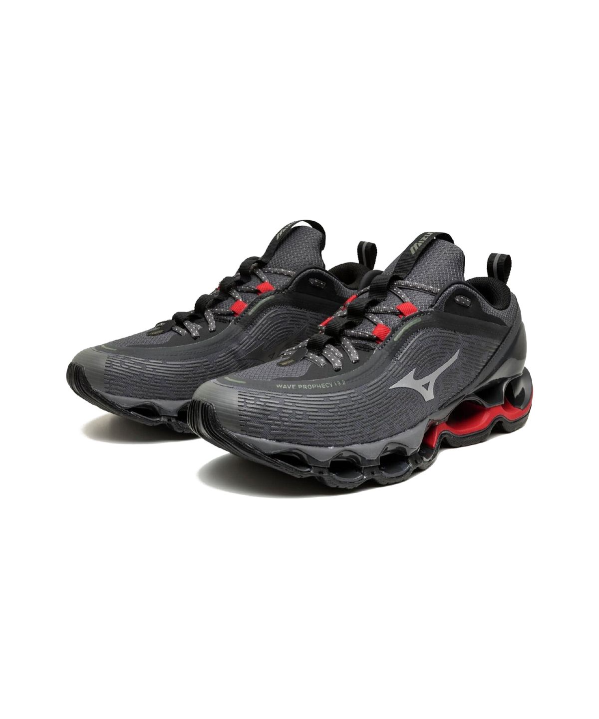 미즈노(MIZUNO) (공용) 웨이브 프로페시 13.2 - 콰이엇 쉐이드:실버:바베이도스 체리 / D1GA260503