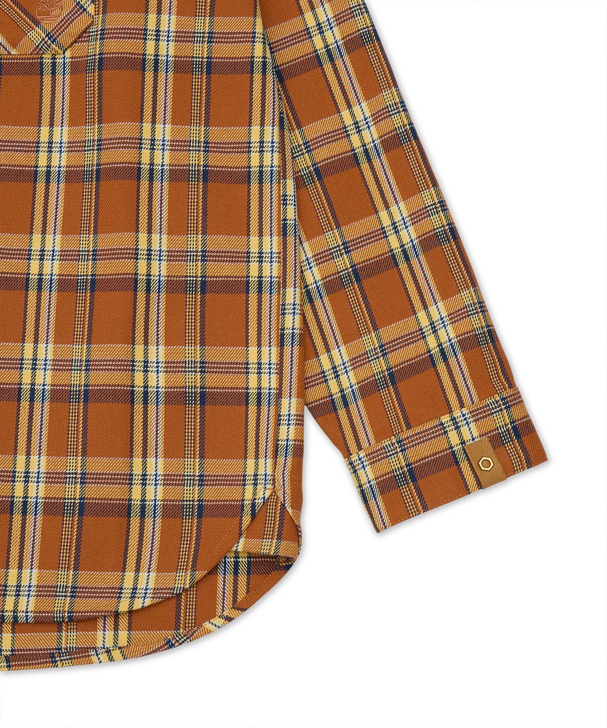 팀버랜드(TIMBERLAND) [Tokyo Design Collective] YD 플래드 롱슬리브 셔츠 - 레더 브라운 / 0YH3P-C39