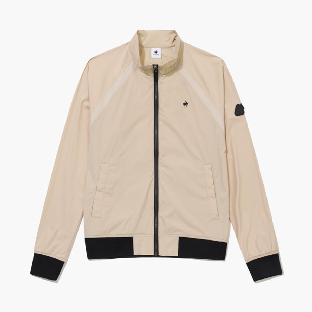 르꼬끄 골프(LECOQ GOLF) [COQ ATTI TAB] 남성 하이브리드 홑겹 바람막이 베이지 GR121MBL22