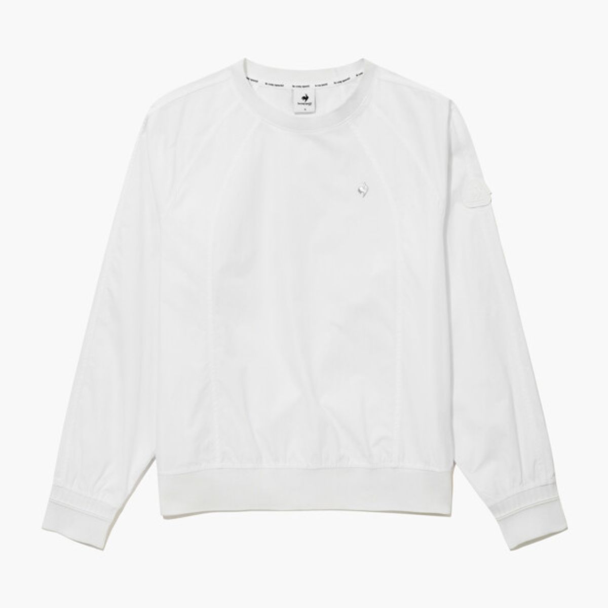 르꼬끄 골프(LECOQ GOLF) [COQ ATTI TAB] 여성 절개 우븐 티셔츠 화이트 GR122LRL11