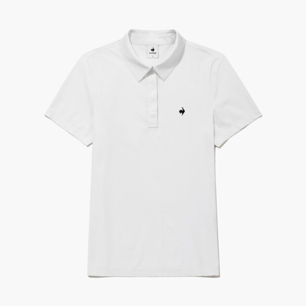 르꼬끄 골프(LECOQ GOLF) 여성 어드레스 15˚카라 티셔츠 화이트 GR122LTS21