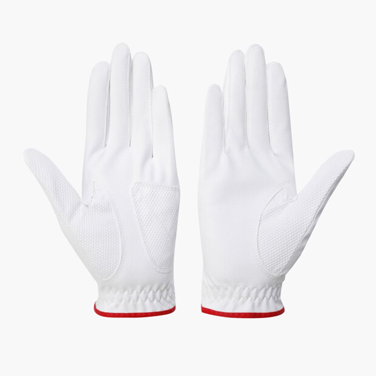 르꼬끄 골프(LECOQ GOLF) 여성 에센셜 양손 장갑 화이트 GR122LGL11