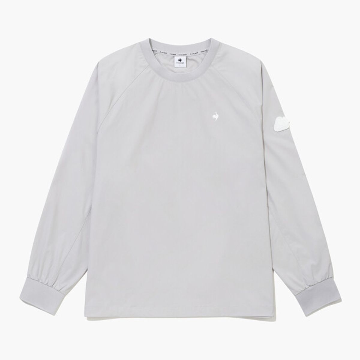 르꼬끄 골프(LECOQ GOLF) 남성 우븐 래글런 티셔츠 _LGRY GR121MRL21