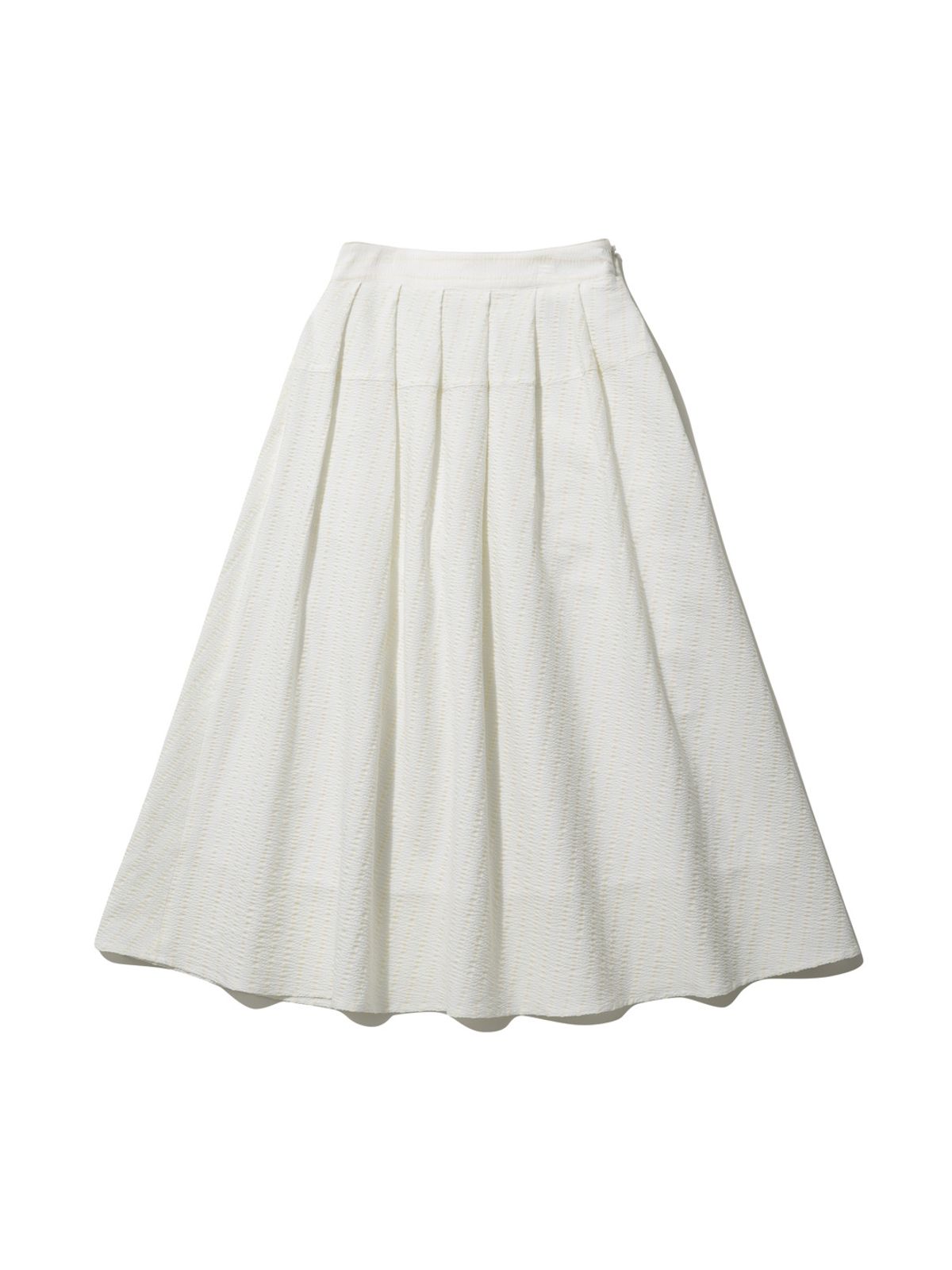 올젠(OLZEN) 여성 스트라이프 스커트_ZLG2RS2301SYE